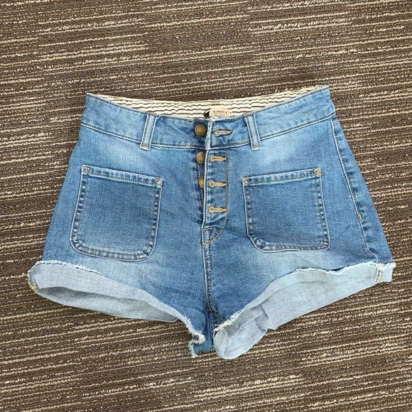 Roxy High Waisted Shorts - Picture 1 of 3
